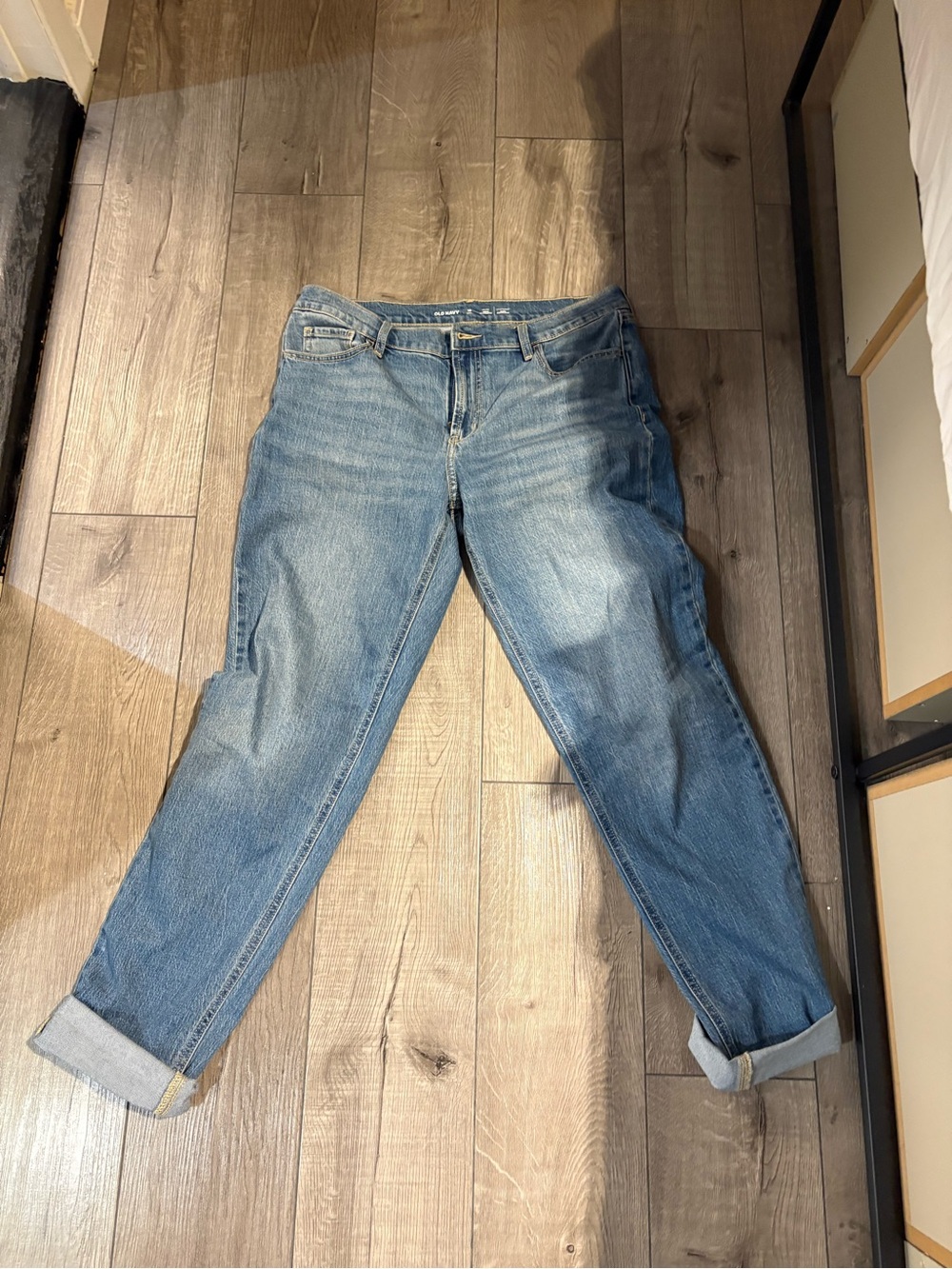 Old Navy Light Blue Boyfriend Jeans - Relaxed Fit